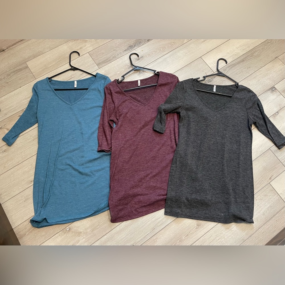PinkBlush Maternity Lot of 3 Tunics